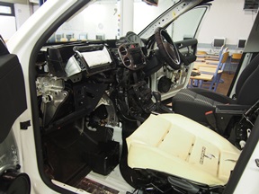 Demontierter Tiguan in der JA